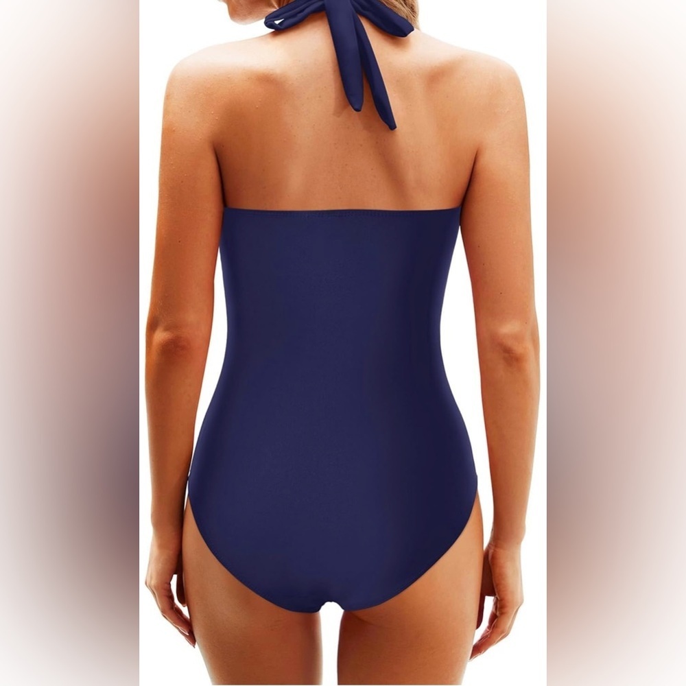 Tempt Me Women One Piece Swimsuits Tummy Control Bathing - Picture 3 of 9